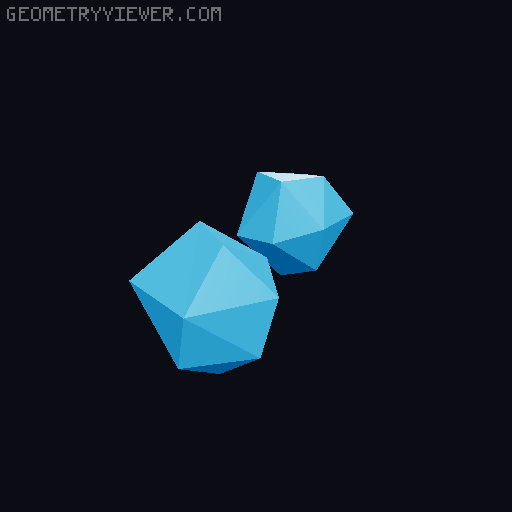 cubic frog 3D model thumbnail