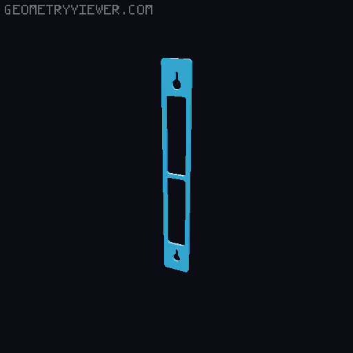 Wall Chime Clock 3D model thumbnail