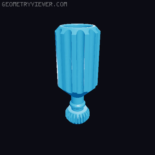 XXL-handle for the Fast-Operation Vise 3D model thumbnail
