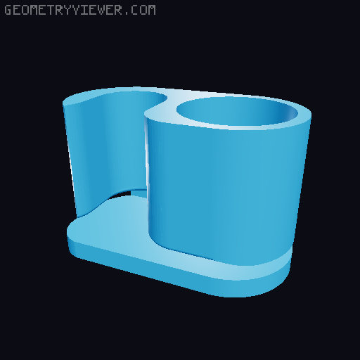 Skaldis Filemant Spool Holder (Center and Adapters) 3D model thumbnail