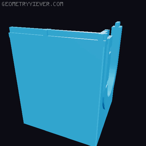 Plain Modular Terrain Walls (DND / TTRPG) 3D model thumbnail