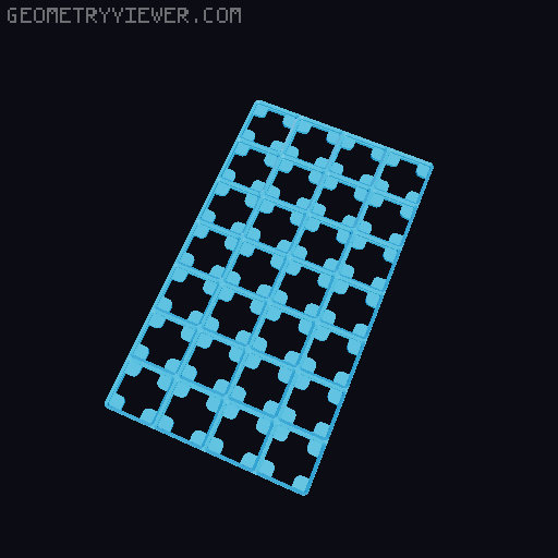 Gridfinity Embedded Magnet Base Plates 3D model thumbnail