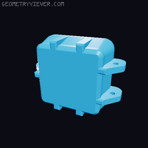 Emisar DA1K Rugged Box 3D model thumbnail