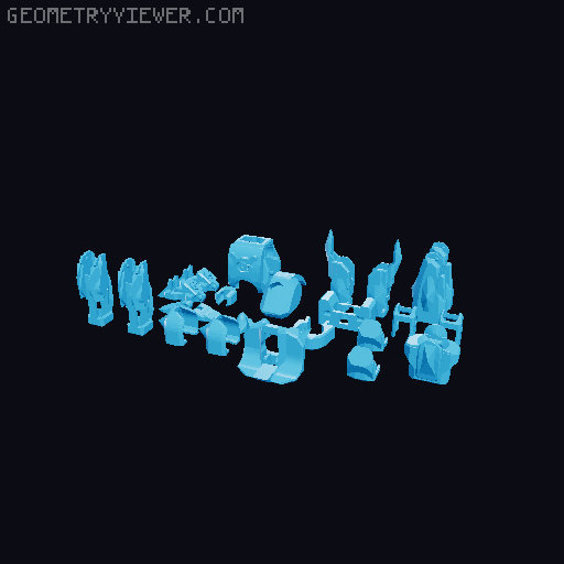 Dummy 13 Cyclops Armor 3D model thumbnail