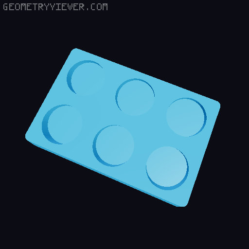 Gridfinity NUUN Tube Storage 3D model thumbnail