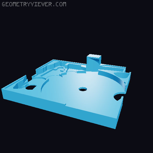 Insert for Dune + 3 expansions 3D model thumbnail
