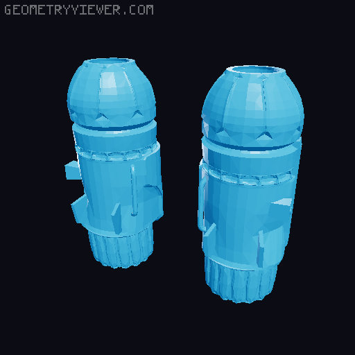 Serenity [Firefly] with landing gear and swivel engines 3D model thumbnail