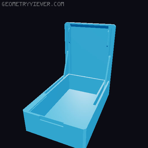 Parametric Linkage Lid Box (Print in Place) 3D model thumbnail