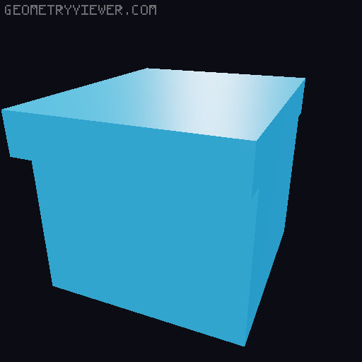 Glock Fidget Keychain 3D model thumbnail
