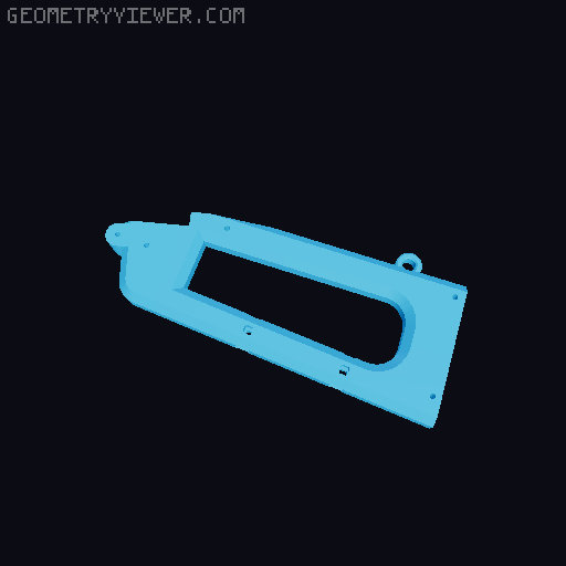Adjustable stock/cheek rest     (MHP-Vulture) 3D model thumbnail