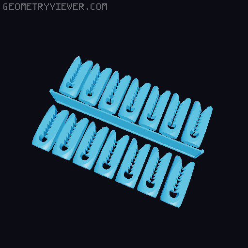 Chip Clip 3D model thumbnail