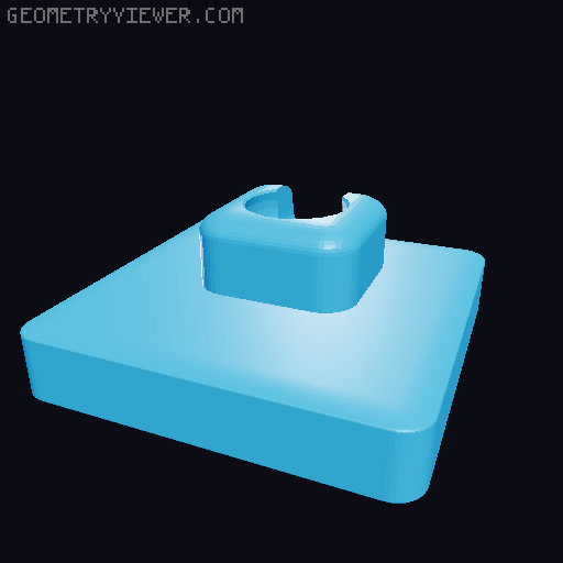TP-Link Tapo C101 Adapter for DELACK Enclosure 3D model thumbnail