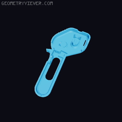 FireSpin - Spin top launcher 3D model thumbnail