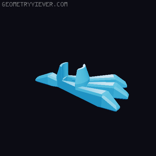 Dummy 13 Bird Feet 3D model thumbnail