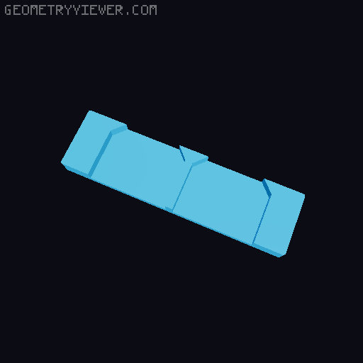 Bambu Labs x5 Plate Holder 3D model thumbnail