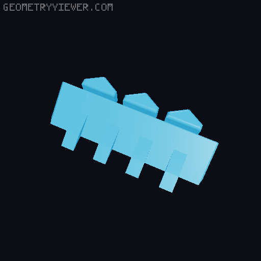 5 in 1 Reusable Camping Scraper! 3D model thumbnail