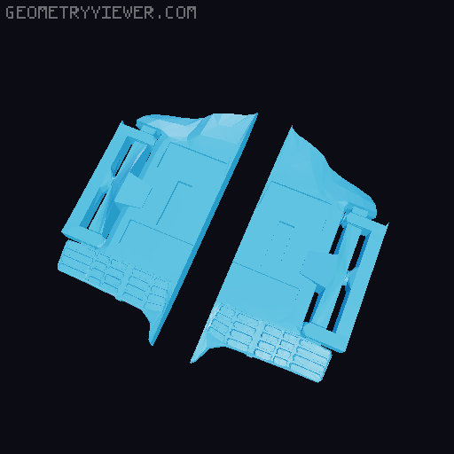 Serenity [Firefly] with landing gear and swivel engines 3D model thumbnail