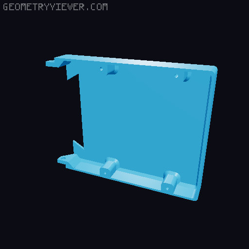 16-digit Split-Flap Display (Mini+) 3D model thumbnail