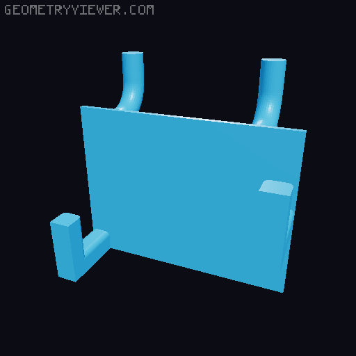 Pegboard Stuff 3D model thumbnail