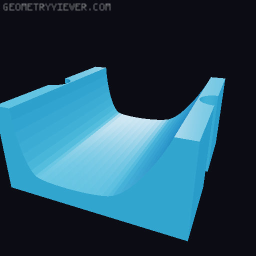 Subaru Crosstrek Roof Rack U-Bolt Spacers 3D model thumbnail