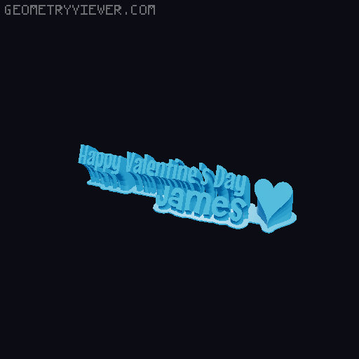 Happy Valentines Day... 3D model thumbnail