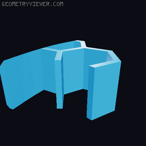Left Handed PrusaCaster 3D model thumbnail