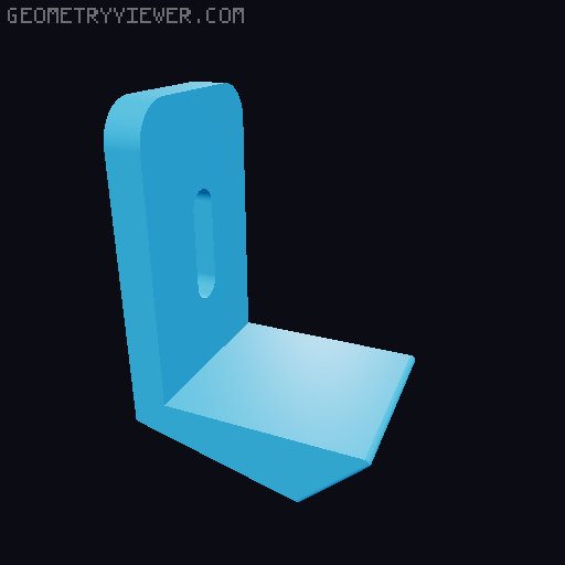 Creality Nebula Camera Mount 3D model thumbnail