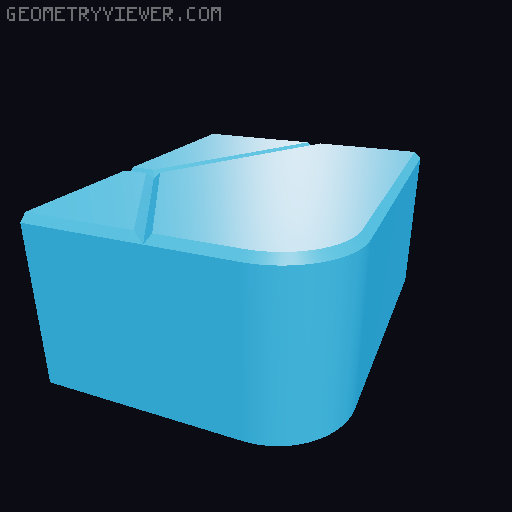HexiBox Series: Dayton TCP115-4 7th Order Box Cut Into Smaller Chunks 3D model thumbnail
