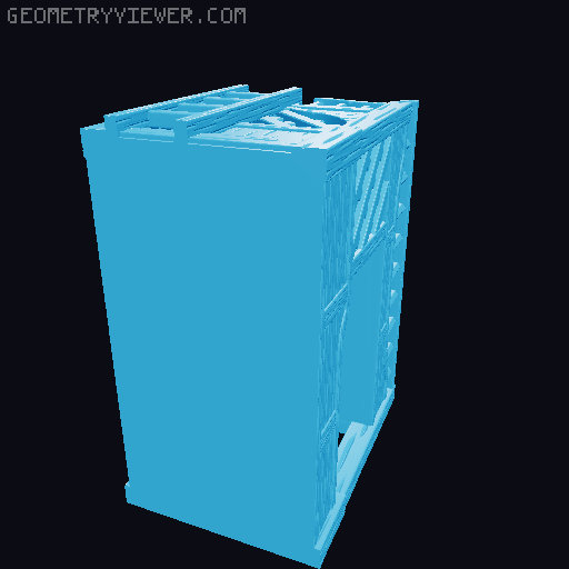 28mm Bunk Beds - FDM No support required  3D model thumbnail