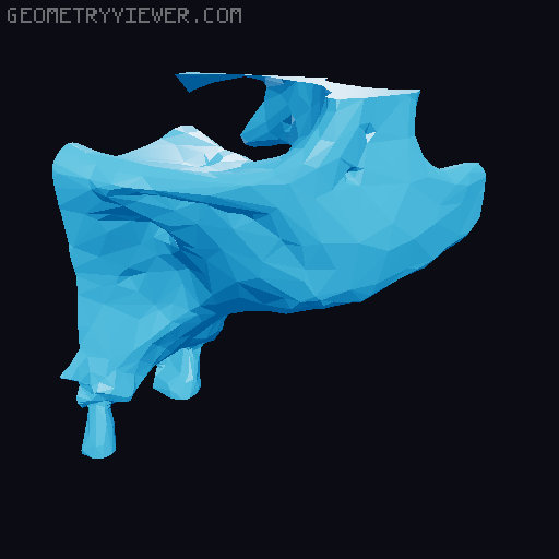 Skull candy bowl XXXXL 3D model thumbnail