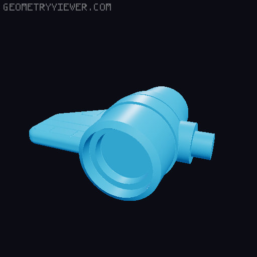 Dummy 13 thrusters attachment 3D model thumbnail