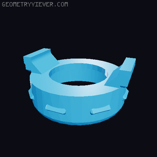 Multiboard Magnetic connectors 3D model thumbnail