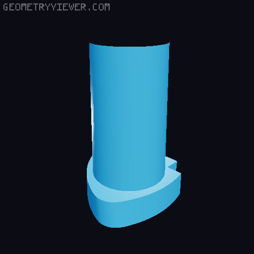 Shanghai tower Core+Cover 3D model thumbnail
