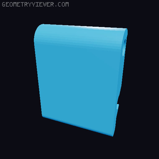 Box with handle 3D model thumbnail