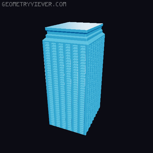 Prismatic Vase Mode Silica Gel Container. Super fast print 3D model thumbnail
