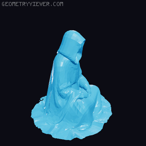 monk 3D model thumbnail