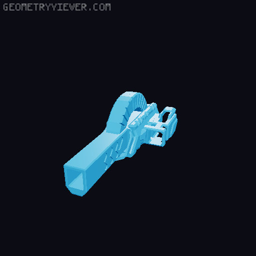 Dummy 13 Blaster Arms 2.0 3D model thumbnail
