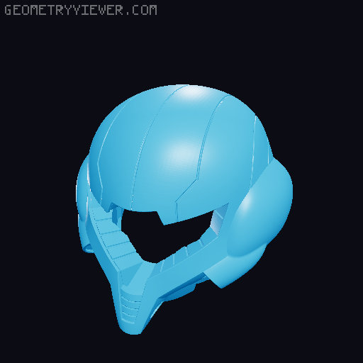 Lucky 13 Metroid Samus Aran Armor 3D model thumbnail