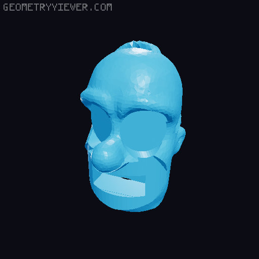 Die Simpsons Kopfsammlung für Mini13 / Dummy13 / Lucky13 3D model thumbnail