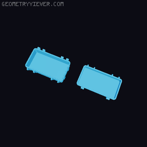 peptide storage container 3D model thumbnail