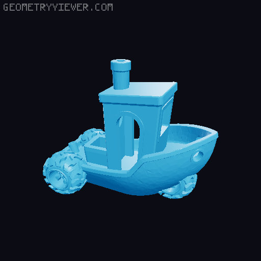 Benchy all terrain 3D model thumbnail