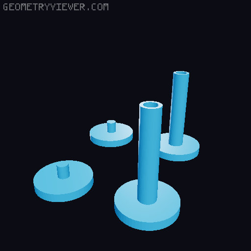 Balloon-Powered Car Toy Remix 3D model thumbnail
