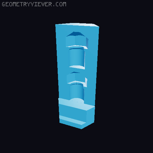 V6 Nozzle Holder For The Ultimate Prusa Casing 3D model thumbnail