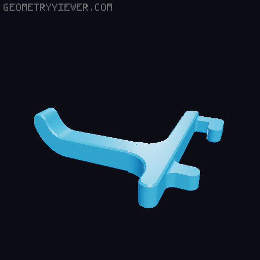 Skadis Router Hooks 3D model thumbnail