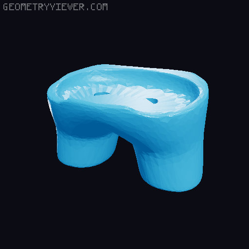 Sans from undertale, separate parts / multicolor 3D model thumbnail