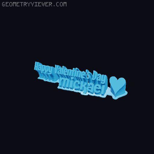 Happy Valentines Day... 3D model thumbnail