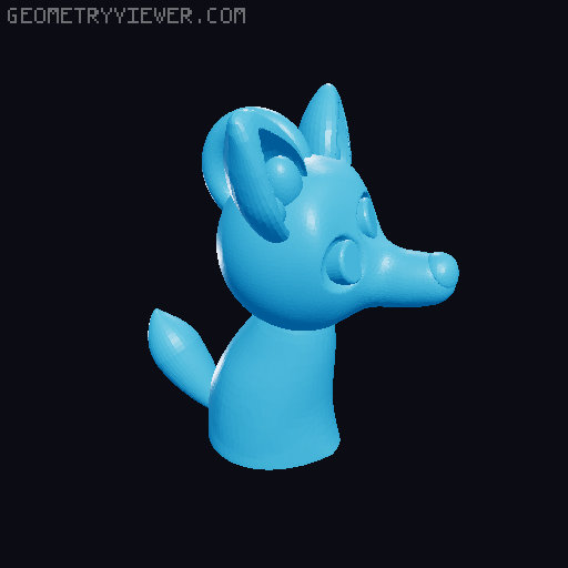 Tweesee keychain 3D model thumbnail