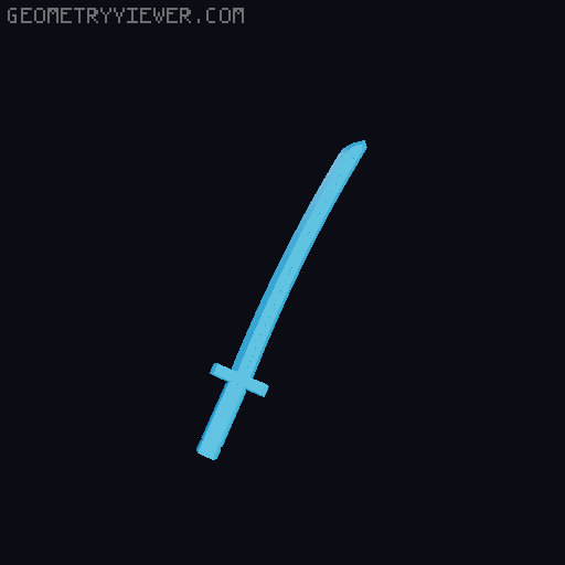 Mini 13: Melee Weapon Set - Basic Swords 1 3D model thumbnail