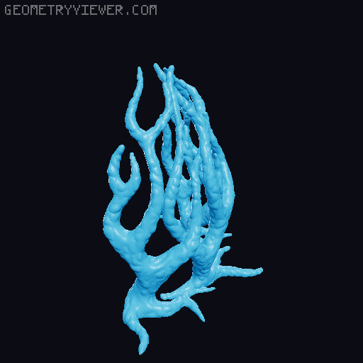 Tabletop Plant: Easter Egg Lamp (Alien Veg. 60) 3D model thumbnail
