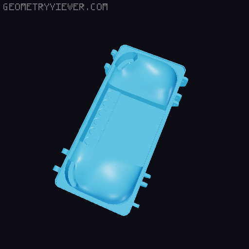 Mangmi Air X Hard Case 3D model thumbnail